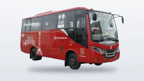 Iklan Bus BRT Trans Semarang – Kota Semarang dan Ungaran
