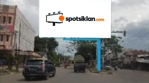 Billboard 5 × 10 m di Pertigaan Jl. M. Hasan Batoh ke Jl. Soekarno Hatta, Aceh Besar