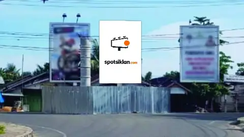 Baliho 4 × 6 m di Jl. Titi Pahlawan/ Teuku Umar (dari Pasar Calang), Aceh Jaya