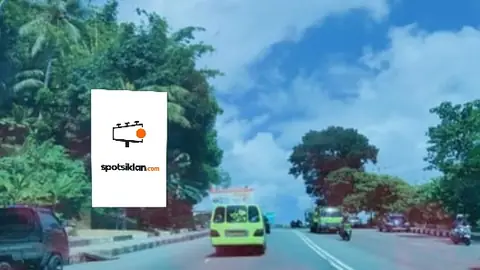 Baliho 6 × 4 m di Jl. Jendral Sudirman (Area Markas Brimob Tantui), Ambon, Maluku