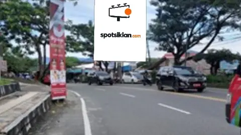Baliho 6 × 4 m di Jl. Jendral Sudirman (Dekat RM Jawa Timur), Ambon, Maluku