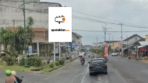 Baliho 4 × 6 m di Jl. Jend Sudirman (Area Simp Tugu Timah Toboali, Dari Tugu Nanas Menuju Benteng), Bangka Selatan, Kepulauan Bangka Belitung