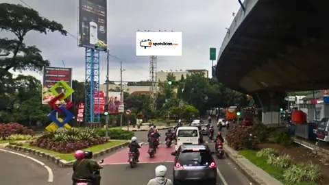 Billboard 5 × 10 m di Flyover Jl. Pasteur - Cihampelas (Sebrang Grandia Hotel) Side A, Bandung, Jawa Barat
