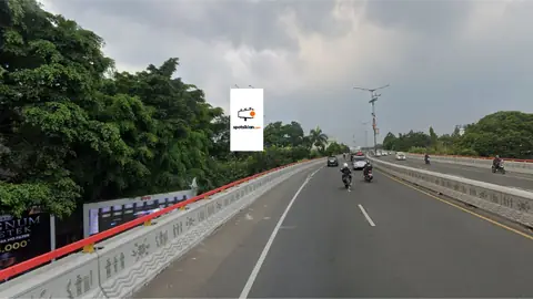 Billboard 5 × 10 m di Flyover Pasupati (Menuju Dago & Gasibu), Kota Bandung, Jawa Barat