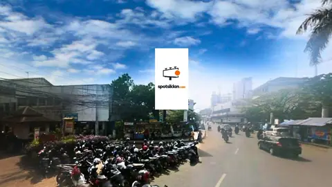 Billboard 4 × 8 m di Jl. ABC Cikapundung, Bandung, Jawa Barat