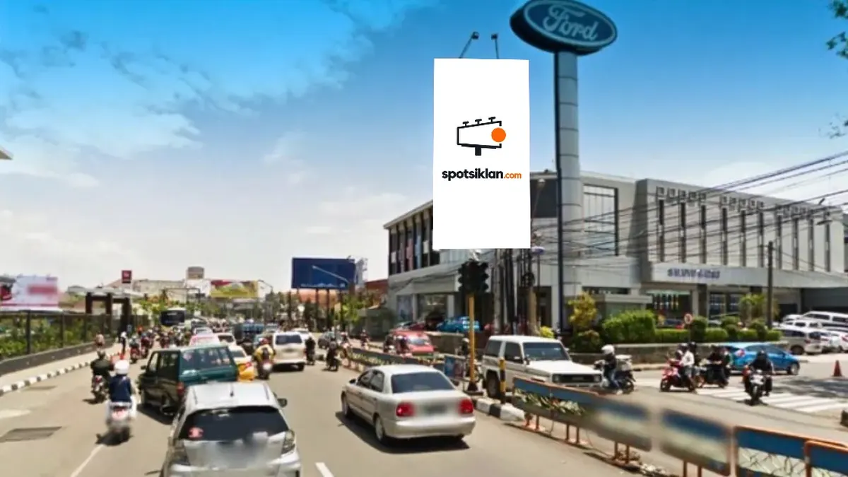 Billboard 5 × 10 m di Jl. Gatot Subroto, Turangga (2 muka depan TSMB / Ford) Bandung, Jawa Barat