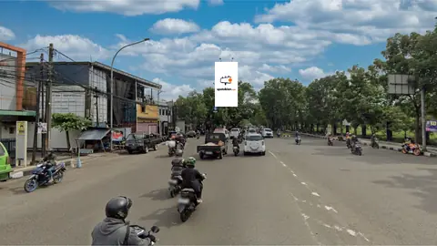 Billboard 5 × 10 m di Jl. Ibrahim Adjie, Kiara Artha Park (View Menuju Stasiun Kereta Api Kiaracondong), Bandung, Jawa Barat