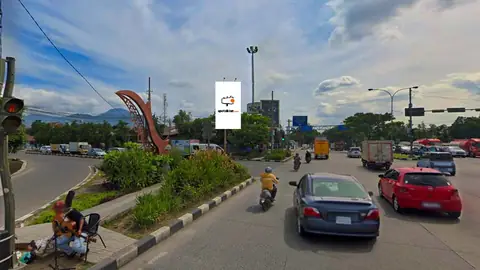 Billboard 4 × 8 m di Jl. Perempatan Gedebage - Jl. Rumah Sakit, Bandung, Jawa Barat