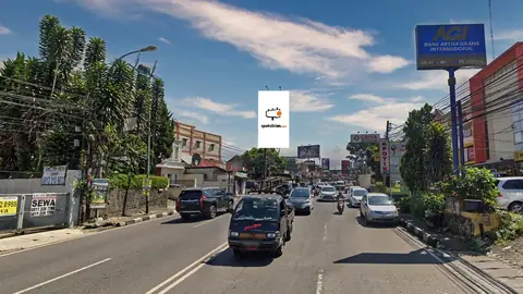 Billboard 5 × 10 m di Jl. Dr. Setiabudi (Arah menuju Lembang), Bandung, Jawa Barat