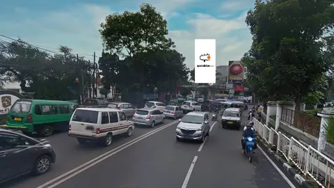 Billboard 5 × 10 m di Jl. Dr. Setiabudi (Universitas Pendidikan Indonesia), Kota Bandung, Jawa Barat