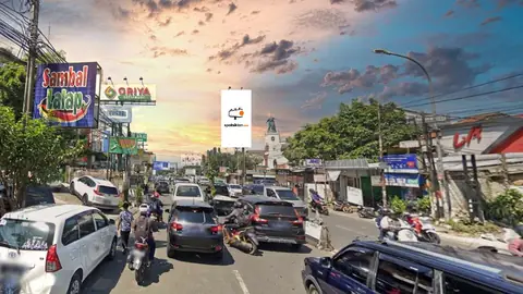 Billboard 4 × 6 m di Jl. Dr. Setiabudi -Arah dari Lembang- Kota Bandung, Jawa Barat