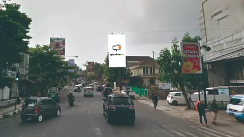 Billboard 5 × 10 m di Jl. Sunda (Depan no.35) Bandung, Jawa Barat
