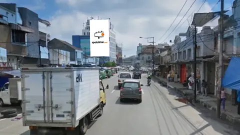 Billboard 5 × 10 m di Jl. Suniaraja - Jl. Kebon Jati, Bandung, Jawa Barat