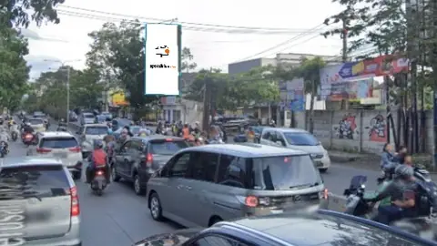Billboard 4 × 8 m di Jl. Terusan Jakarta (depan SPBU Antapani), Bandung, Jawa Barat