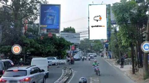 Billboard 10 × 5 m di Jl. Setrasari (Dari Pasteur menuju Suryasumantri), Bandung, Jawa Barat