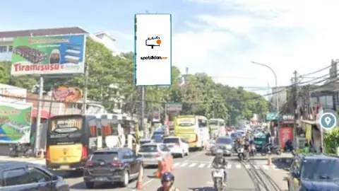 Billboard 10 × 5 m di Jl. Gegerkalong (Dari Arah Setiabudhi menuju Lembang), Bandung (unit 2), Jawa Barat