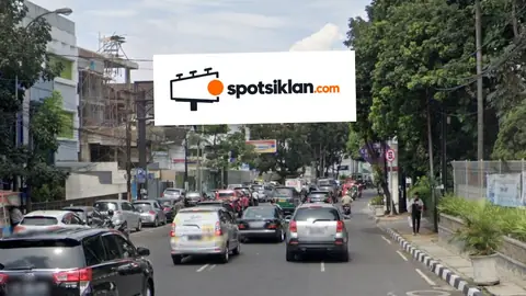 Bando Jalan 4 × 12 m di Jl. Cicendo Depan IBRM (menuju Paskal 23 Mall), Bandung, Jawa Barat
