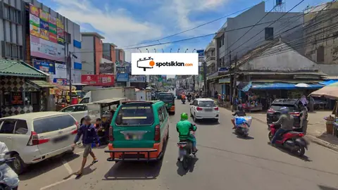 Bando Jalan 4 × 12 m di Jl. Suniaraja (Stasiun Bandung), Jawa Barat
