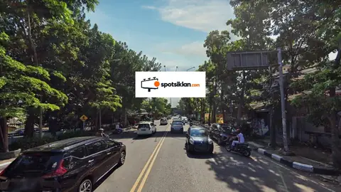 Bando Jalan 4 × 10 m di Jl. PHH Mustopha (Arah menuju Gasibu), Kota Bandung, Jawa Barat