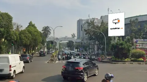 Baliho 6 × 4 m di Jl. L. L. R.E. Martadinata (Perempatan Kosambi), Bandung, Jawa Barat
