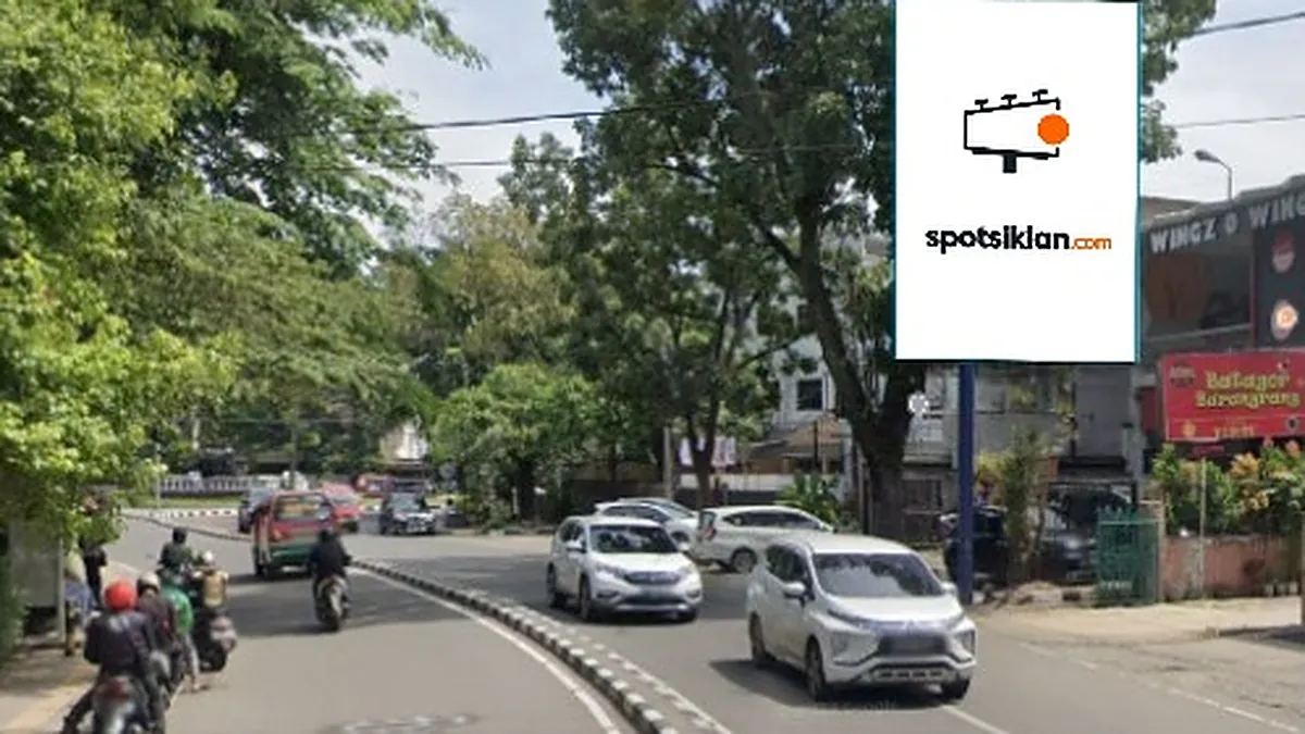 Baliho 4 × 6 m di Jl. Burangrang (Arah Tugu Simpang Lima), Bandung, Jawa Barat