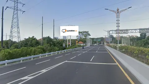 Billboard 6 × 12 m di Exit Tol Bali Mandara (Menuju Nusa Dua), Badung - Bali