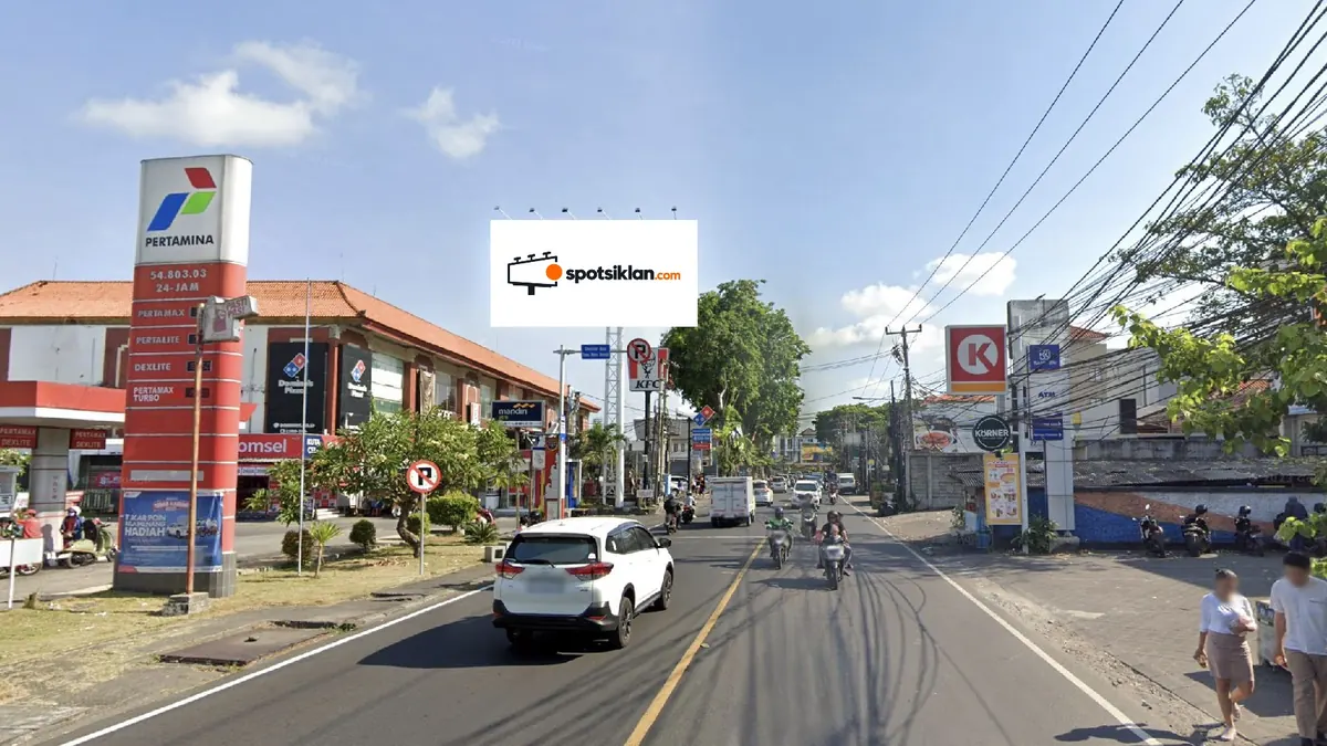 Billboard 6 × 12 m di Jl. Raya Kuta (SPBU), Badung - Bali (unit 1)