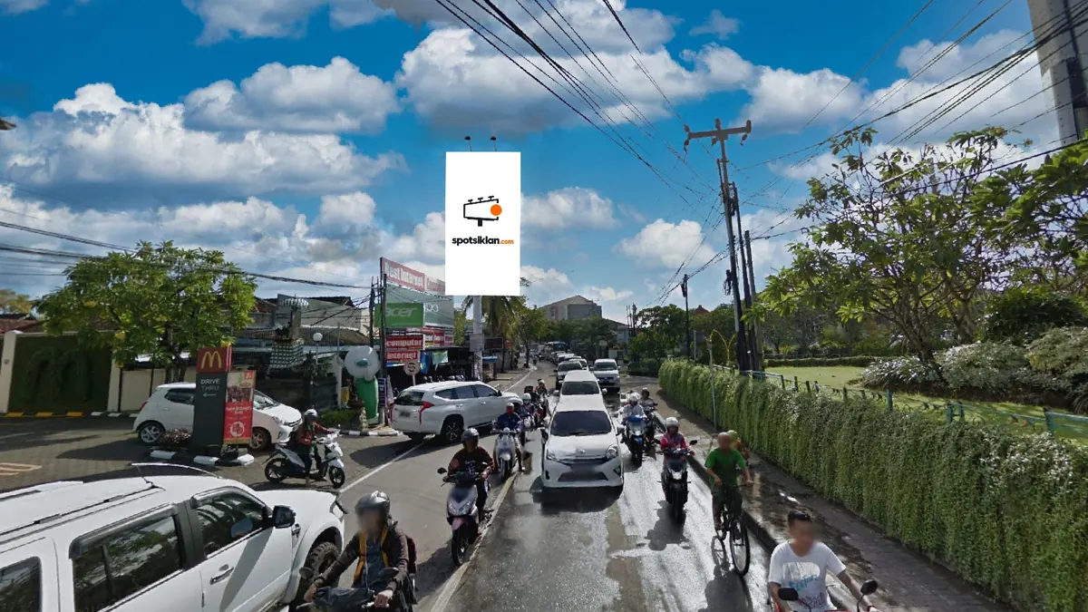 Billboard 5 × 10 m di Jl. Uluwatu II, Jimbaran - Bali, Badung