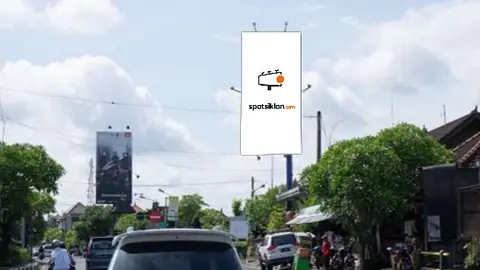 Billboard 8 × 4 m di Jl. Raya Beringkit (Arah Denpasar dan Kuta Menuju Bedugul, Hadap Timur), Badung, Bali