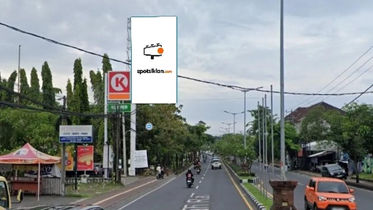 Billboard 5 × 10 m di Jl. Bypass Ngurah Rai (Depan Circle K Mumbul Nusa Dua), Badung, Bali