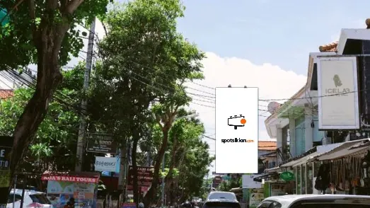 Billboard 10 × 5 m di Jl. Pantai Kuta (Dari Sunset Road dan Denpasar Menuju Pantai Kuta, Beachwalk dan Seminyak), Badung, Bali