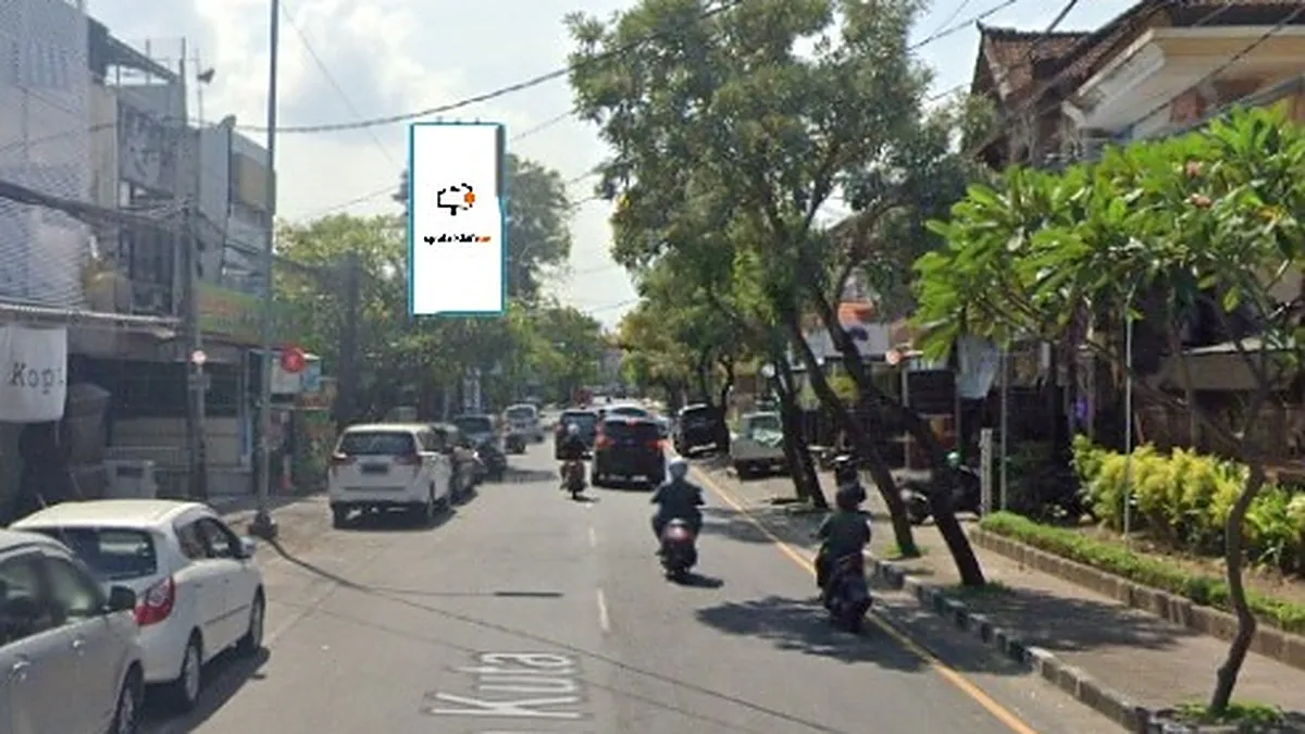 Billboard 10 × 5 m di Jl. Raya Kuta No.39 (Dari Sunset Road dan Denpasar Menuju Pantai Kuta, Beachwalk dan Seminyak), Badung, Bali