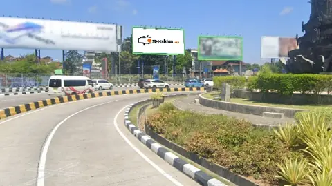Billboard 8 × 16 m di Jl. Gate Bandara Ngurah Rai (Akses Keluar Bandara (ATM-3)), Badung, Bali