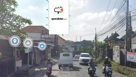 Billboard 5 × 10 m di Jl. Raya Canggu (Menuju Pantai Barawa), Badung, Bali