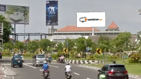 Billboard 12 × 6 m di Jl. Bypass Ngurah Rai (Bundaran Patung Dewa Ruci), Badung, Bali