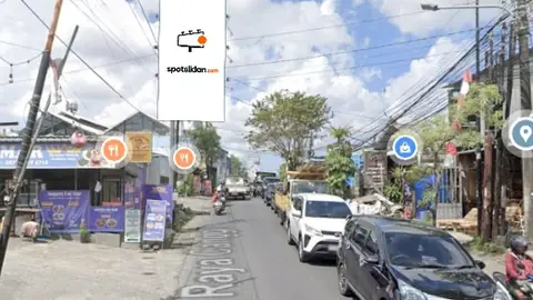 Billboard 10 × 5 m di Jl. Raya Canggu (Arah Menuju Brawa), Badung, Bali