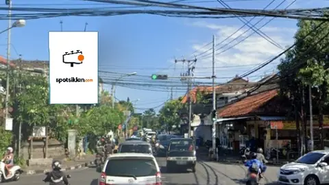 Baliho 6 × 4 m di Jl. Petitenget (Area Pasar Taman Sari, Hadap Barat), Badung, Bali
