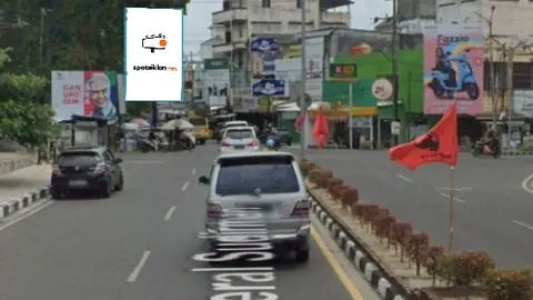 Baliho 6 × 4 m di Jl. Depati Amir (Dari Simpang 4 Terminal Sungai Liat), Bangka, Kepulauan Bangka Belitung