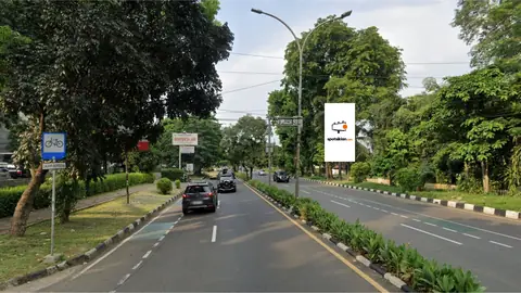 Billboard 4 × 8 m di Jl. Raya Pajajaran (Depan Telkom S2 IPB) View Menuju Wr. Jambu, Bogor, Jawa Barat
