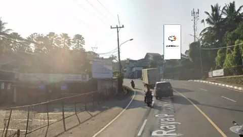 Billboard 10 × 5 m di Jl. Raya Puncak - Megamendung (Tanjakan Slarong), Bogor, Jawa Barat