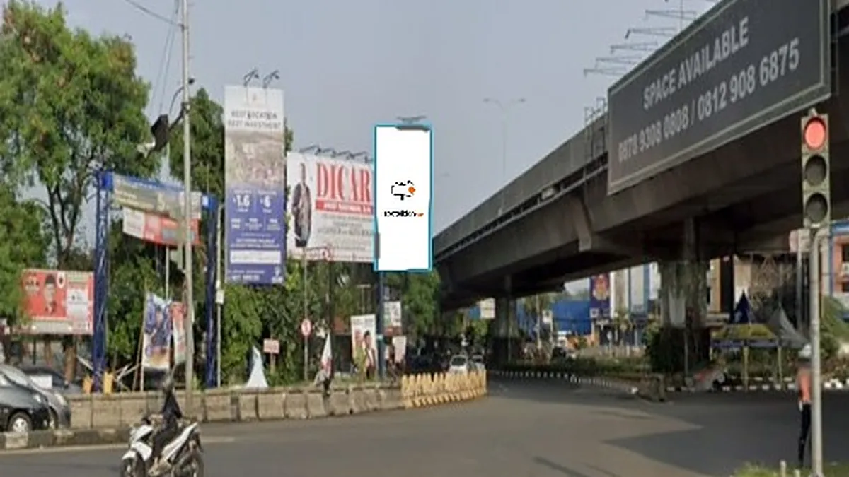 Billboard 5 × 10 m di Jl. Baru-Bogor (Exit Tol BORR Menuju Jl. KH Soleh Iskandar), Jawa Barat