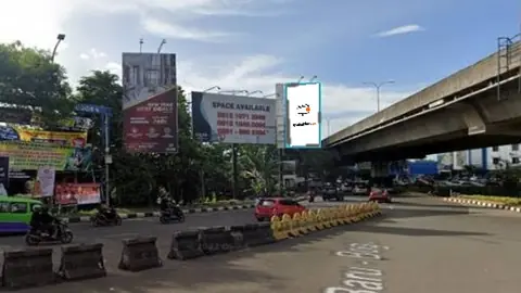 Billboard 4 × 8 m di Exit TOL BORR menuju Jl. Kh. Soleh Iskandar, Bogor, Jawa Barat