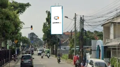 Billboard 5 × 10 m di Jl. Merdeka 126-124 (Menuju Pasar Anyar/Stasiun KA Bogor), Jawa Barat