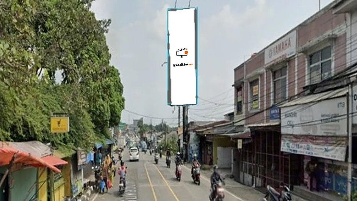 Billboard 5 × 10 m di Jl. Raya Sukabumi/Tangkil-Agrabinta (Dari Bogor Menuju Sukabumi), Jawa Barat