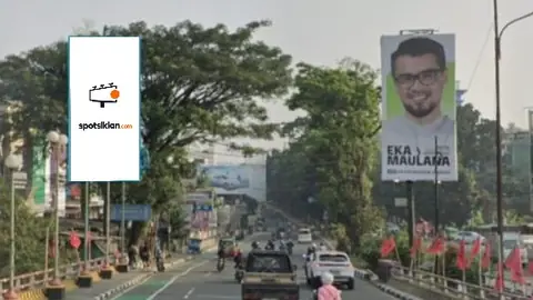Billboard 8 × 4 m di Jl. Raya Pajajaran (Terlihat arah dari Martabak Kiki), Bogor, Jawa Barat