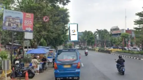 Billboard 12 × 6 m di Bogor - Ciawi No.72 (Arah dari Pajajaran menuju Tajur), Jawa Barat