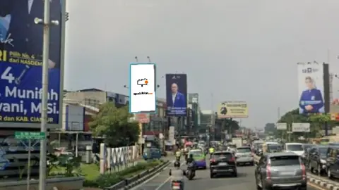 Billboard 10 × 5 m di Jl. Pangkalan Raya No.1 (Arah dari Pajajaran menuju Jambu Dua), Bogor, Jawa Barat