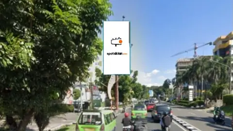 Billboard 10 × 5 m di Jl. Raya Pajajaran No.23 (Arah dari Jambu Dua menuju Baranang Siang), Bogor, Jawa Barat