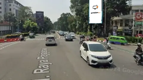 Billboard 4 × 8 m di Jl. Raya Pajajaran (Simpang Pangrango), Bogor, Jawa Barat