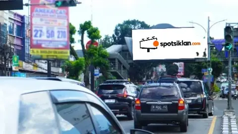 Videotron 5 × 10 m di Jl. Raya Pajajaran (selatan perempatan Jambu Dua Plaza), Bogor (unit 2), Jawa Barat